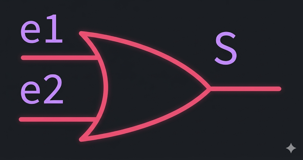 porte logique OR notation américaine
