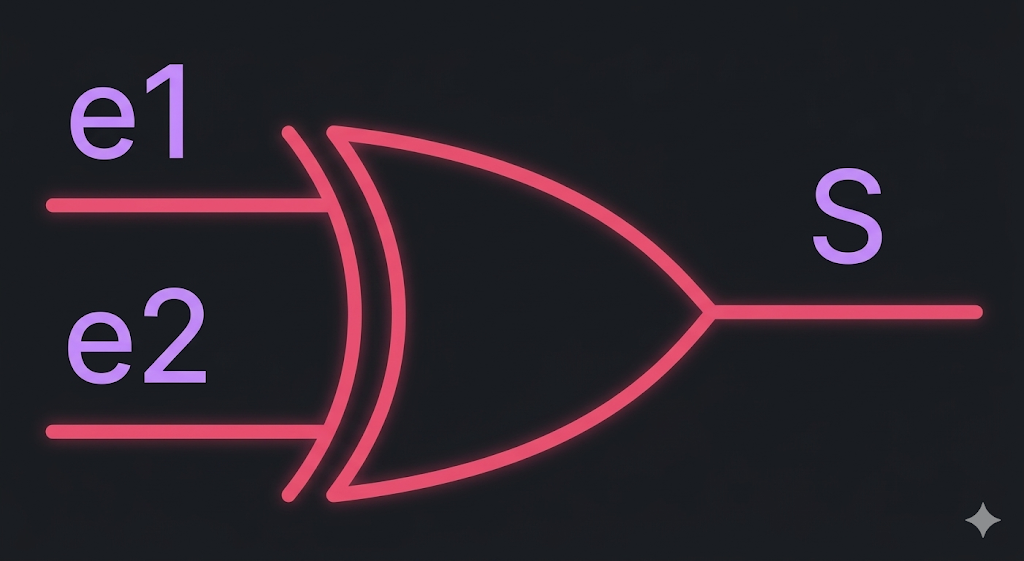 porte logique XOR notation américaine